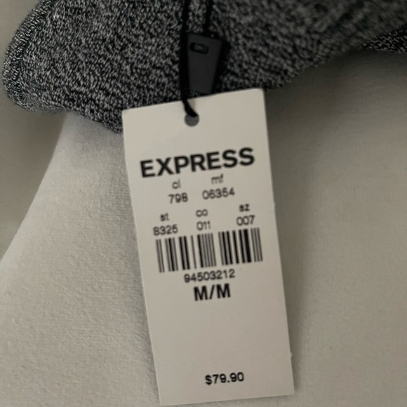 Express Heather Gray Mini Dress - Picture 4 of 4